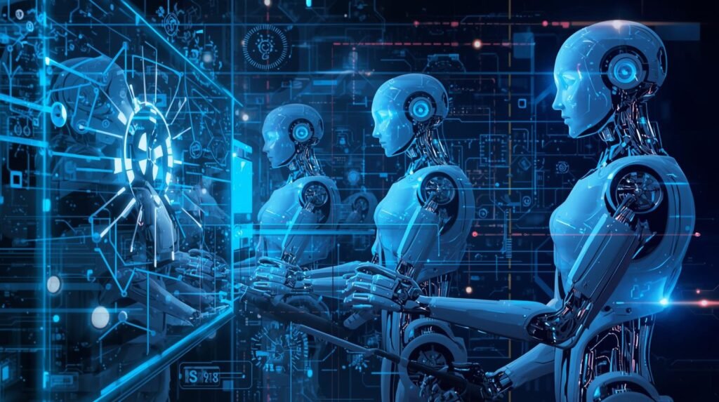 AI robotics combining artificial intelligence with robotic systems