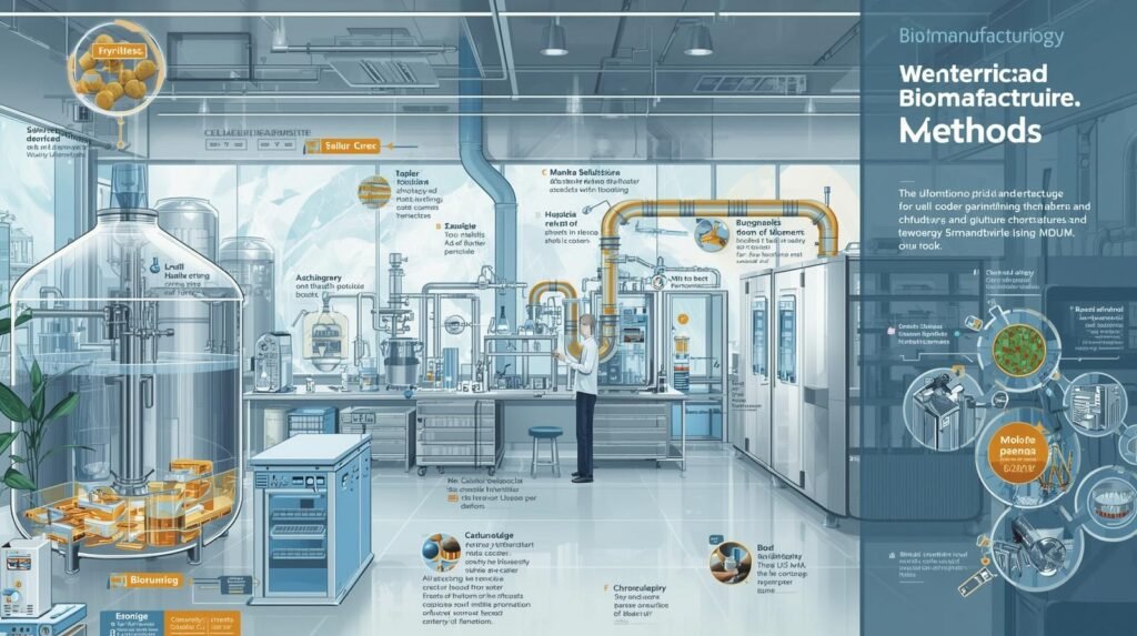 Biomanufacturing methods used for reliable and scalable production