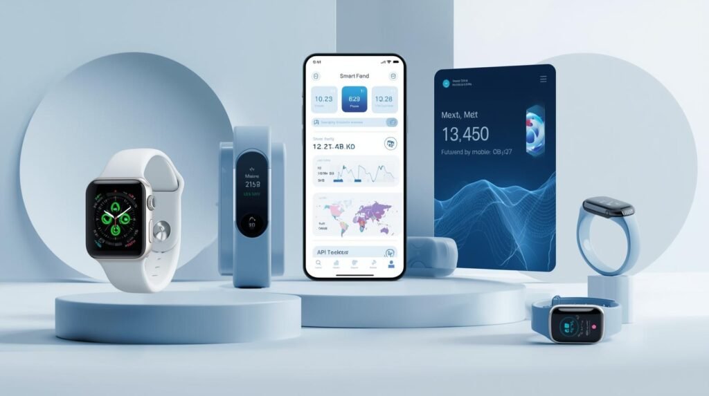 Smart wearables using AI to monitor and track personal health data