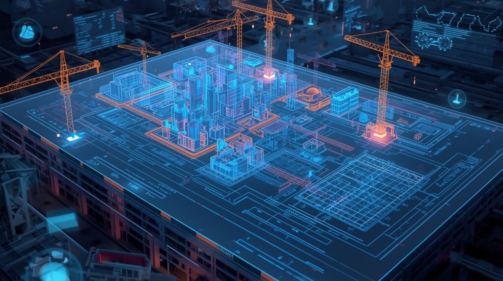 Digital twin in construction enabling real-time planning, monitoring, and project control