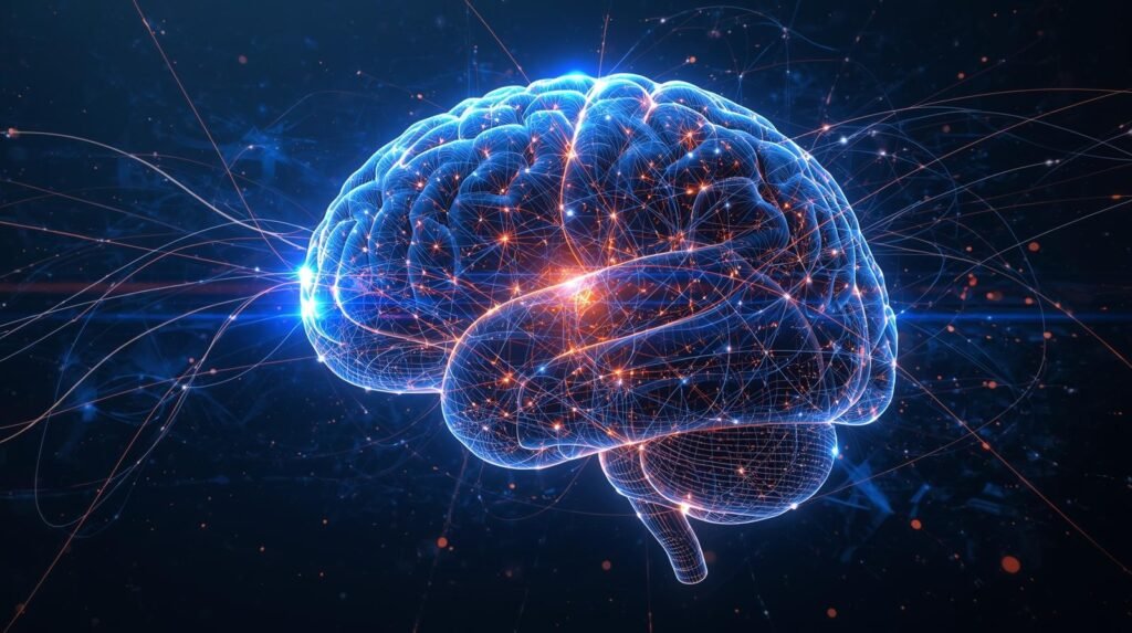 Quantum AI concept combining artificial intelligence and quantum computing systems