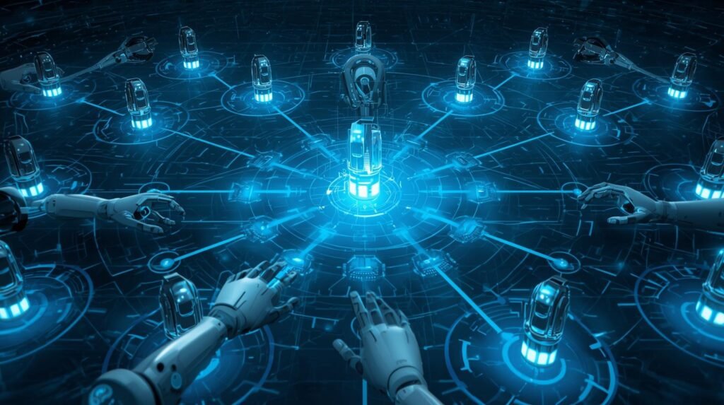 Robotics digital twin system enabling intelligent monitoring and optimization of robots.