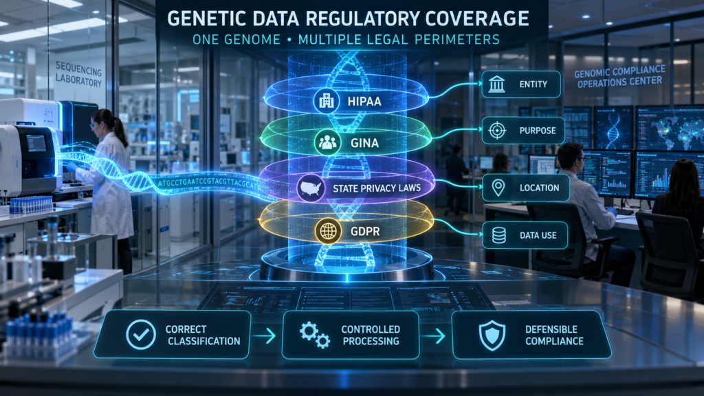 Genetic Privacy Regulations: Genetic Data Regulatory Coverage