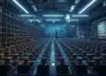 Scientists developing neutral atom quantum technology using optical tweezers, atomic qubits, and advanced quantum processors in a modern research laboratory