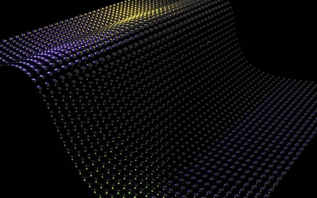 Large-scale lattice of interconnected atomic qubits demonstrating quantum processor scalability and error correction mechanisms in neutral atom systems